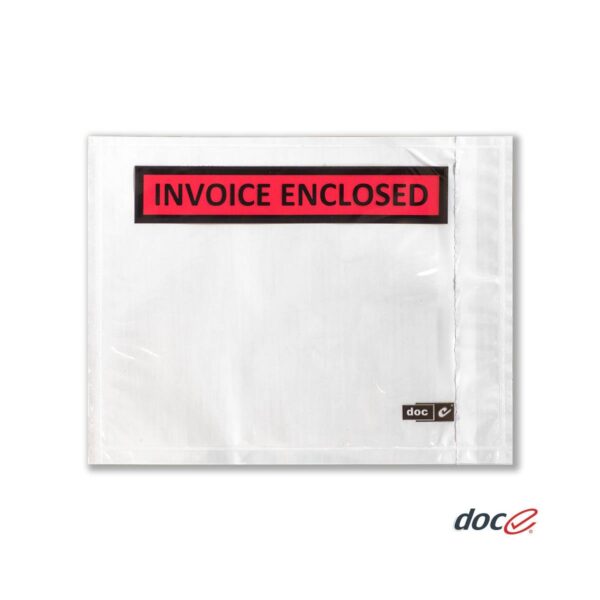 white-doculope-invoice-encosed